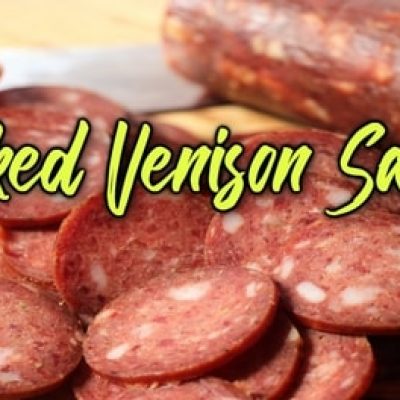 Homemade Gourmet Venison Salami Recipe