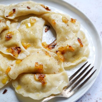 Homemade Potato And Cheese Pierogies