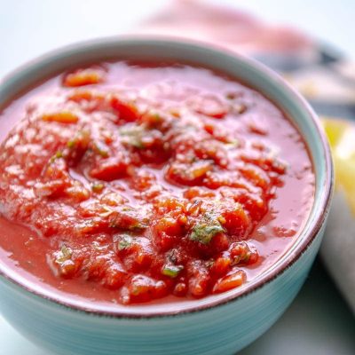 Homemade Salsa Using Canned Tomatoes