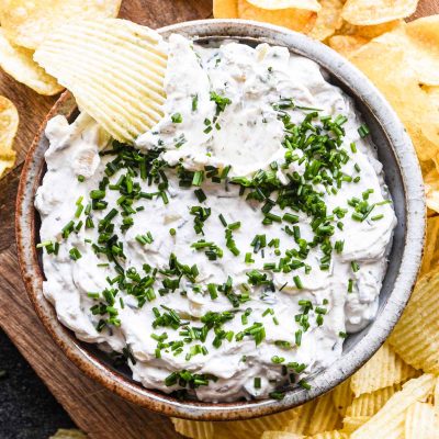 Homemade Sour Cream and Onion Dip Recipe