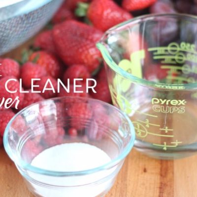 Homemade Vegetable Wash/Preserver