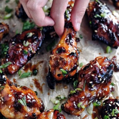 Honey Hoisin Glazed Wings
