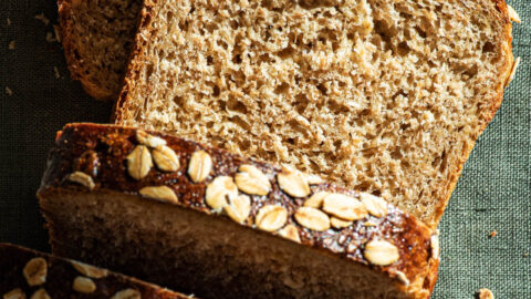 Honey Wheat Oatmeal Bread – All Whole Grain