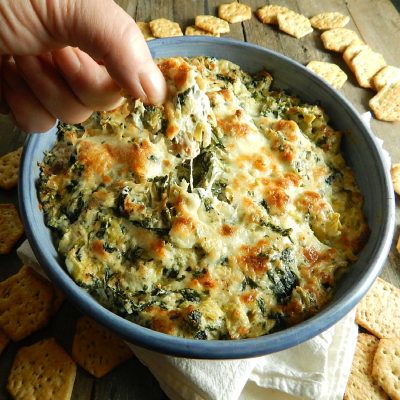 Hot Artichoke &Amp; Spinach Spread