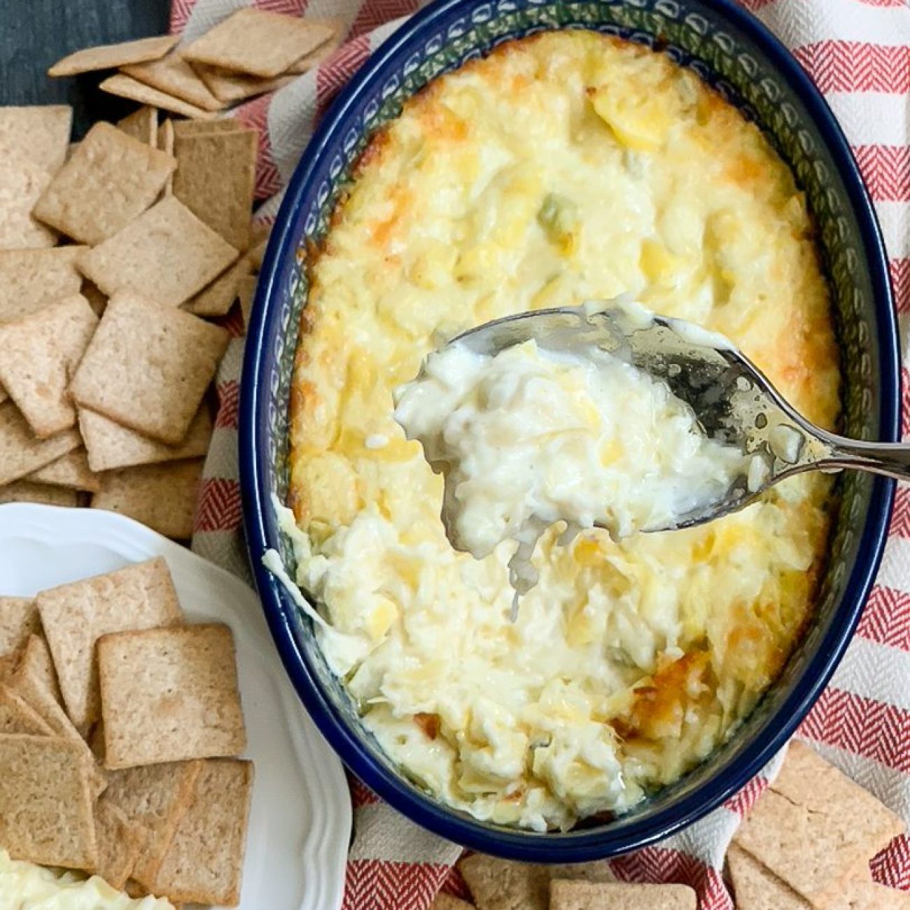 Hot Parmesan- Artichoke Dip