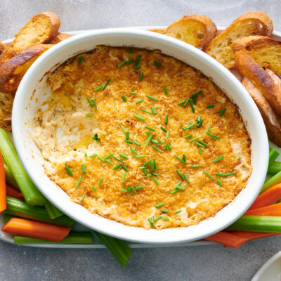 Hot Spicy Crabmeat And Shrimp Dip