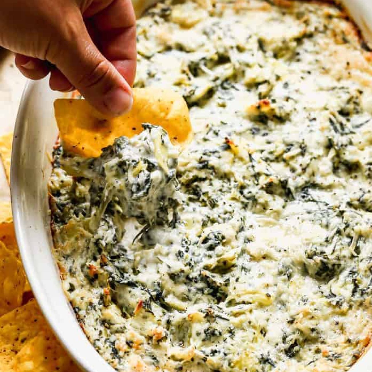 Hot Spinach Cheese Dip