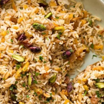 Indian Fried Rice With Peaches