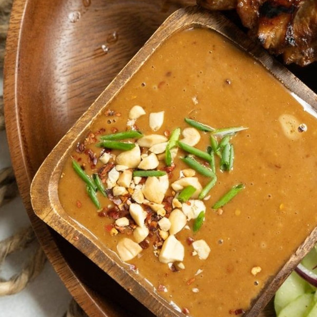 Indonesian Chicken, Peanut Butter Sauce