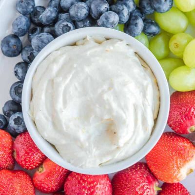 Irresistible Strawberry Cream Cheese Fruit Dip