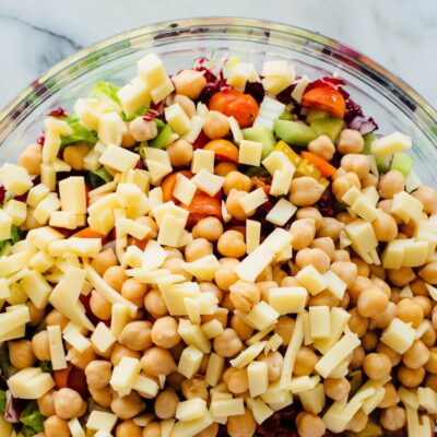 Italian Chopped Salad In Shells