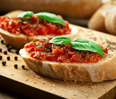 Italian-Inspired Gourmet Twisted Bruschetta Recipe