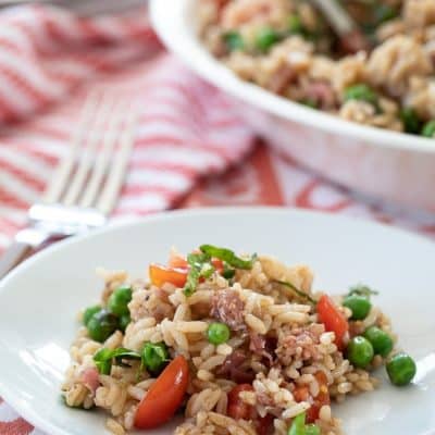 Italian-Inspired Tuscan Rice Salad Recipe