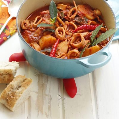 Italian Squid Casserole - Traditional