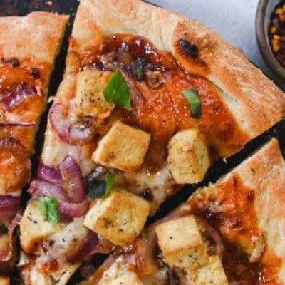 Japanese Tofu Pizza