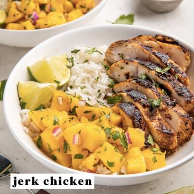 Jerk Chops With Island Salsa