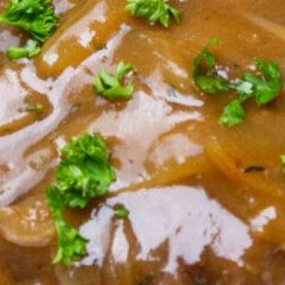 Juicy Pan-Seared Hamburger Steak In Rich Gravy