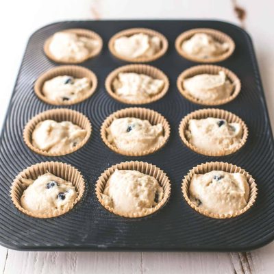 Karens Blueberry Yogurt Muffins