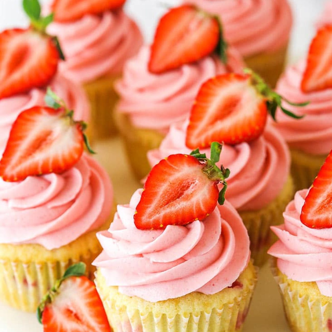 Kid Pleasing Strawberry Cupcakes