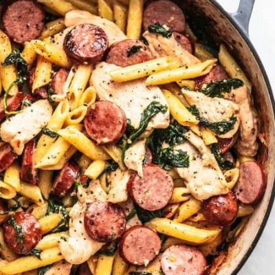 Kielbasa Casserole For Two