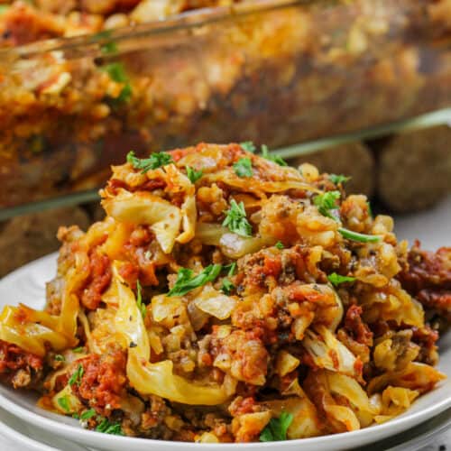 Lazy Cabbage Roll Casserole