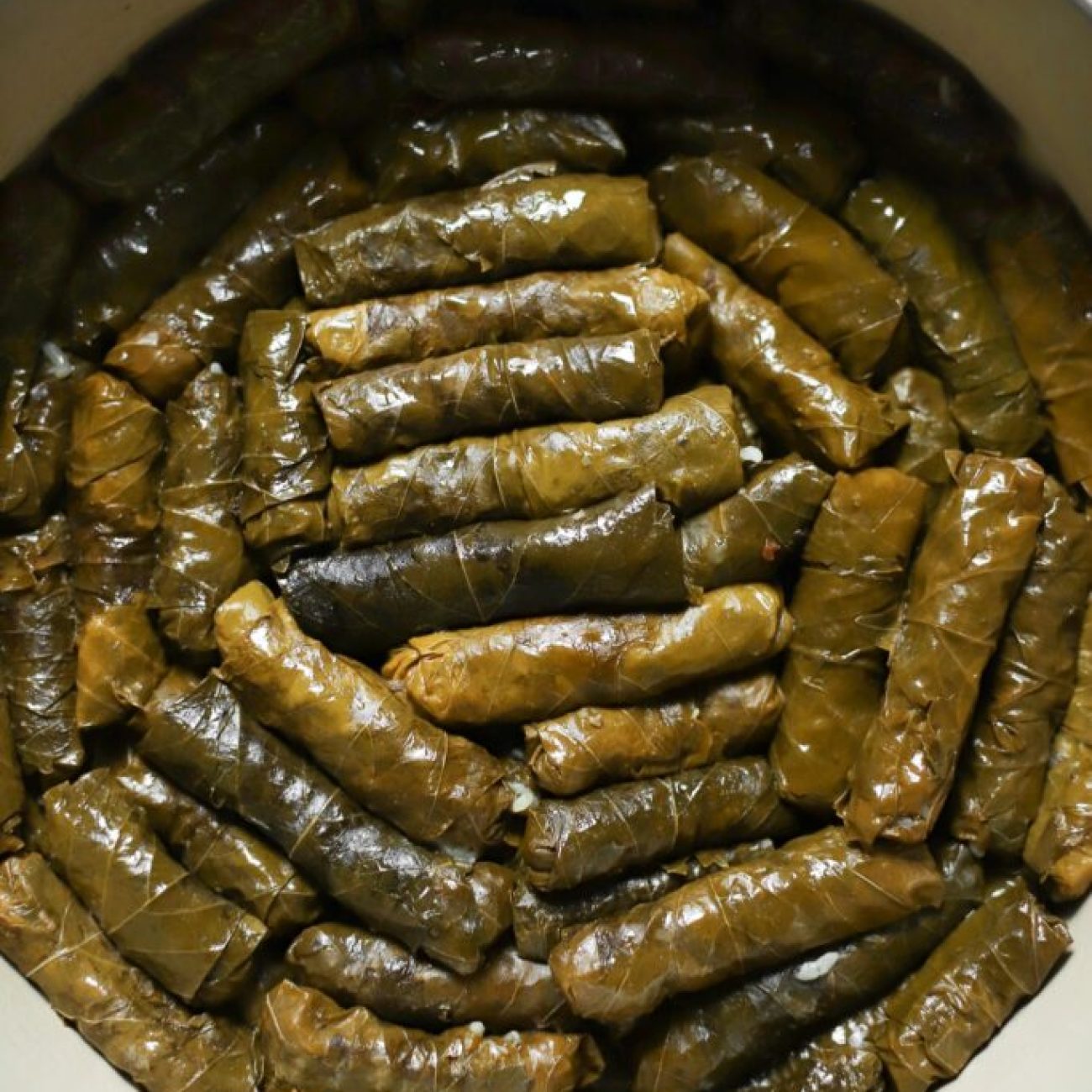 Lebanese-Style Stuffed Grape Leaves Recipe