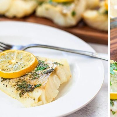 Lemon Baked Cod Ovnsstekt Torsk Med