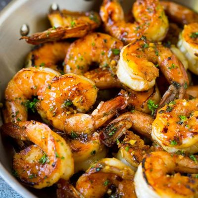 Lemon-Garlic Marinated Shrimp Ice Cold