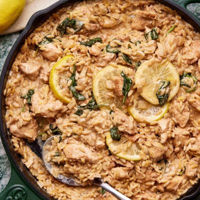 Lemony Chicken &Amp; Orzo