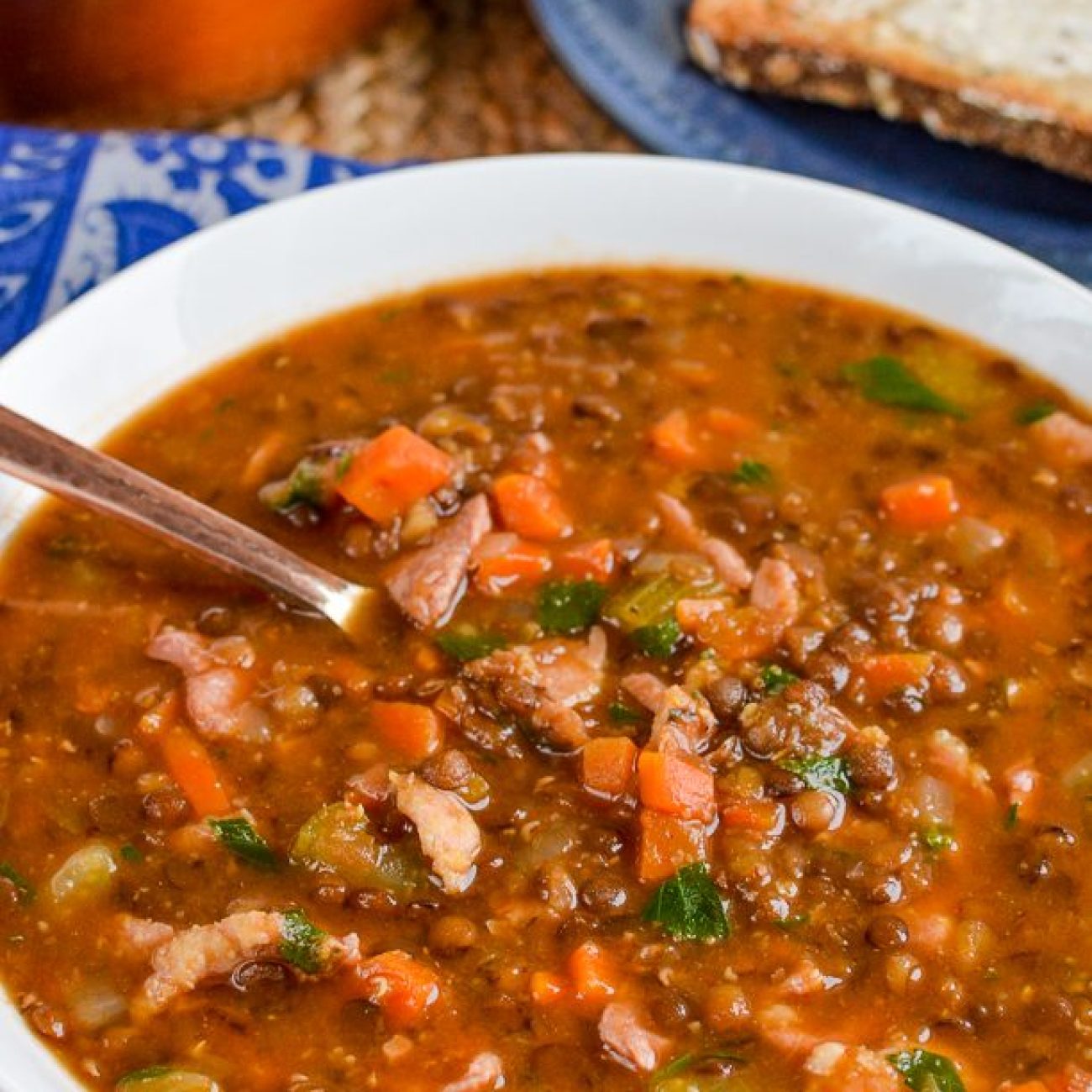 Lentil Soup With Bacon