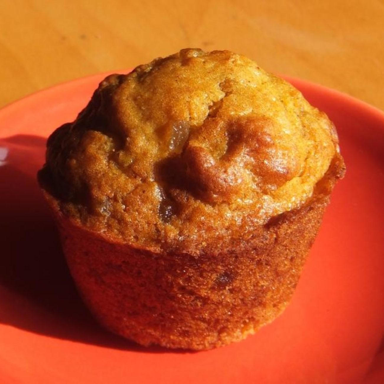 Light Rhubarb & Ginger Muffins