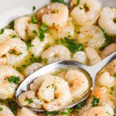 Lighter Shrimp Scampi