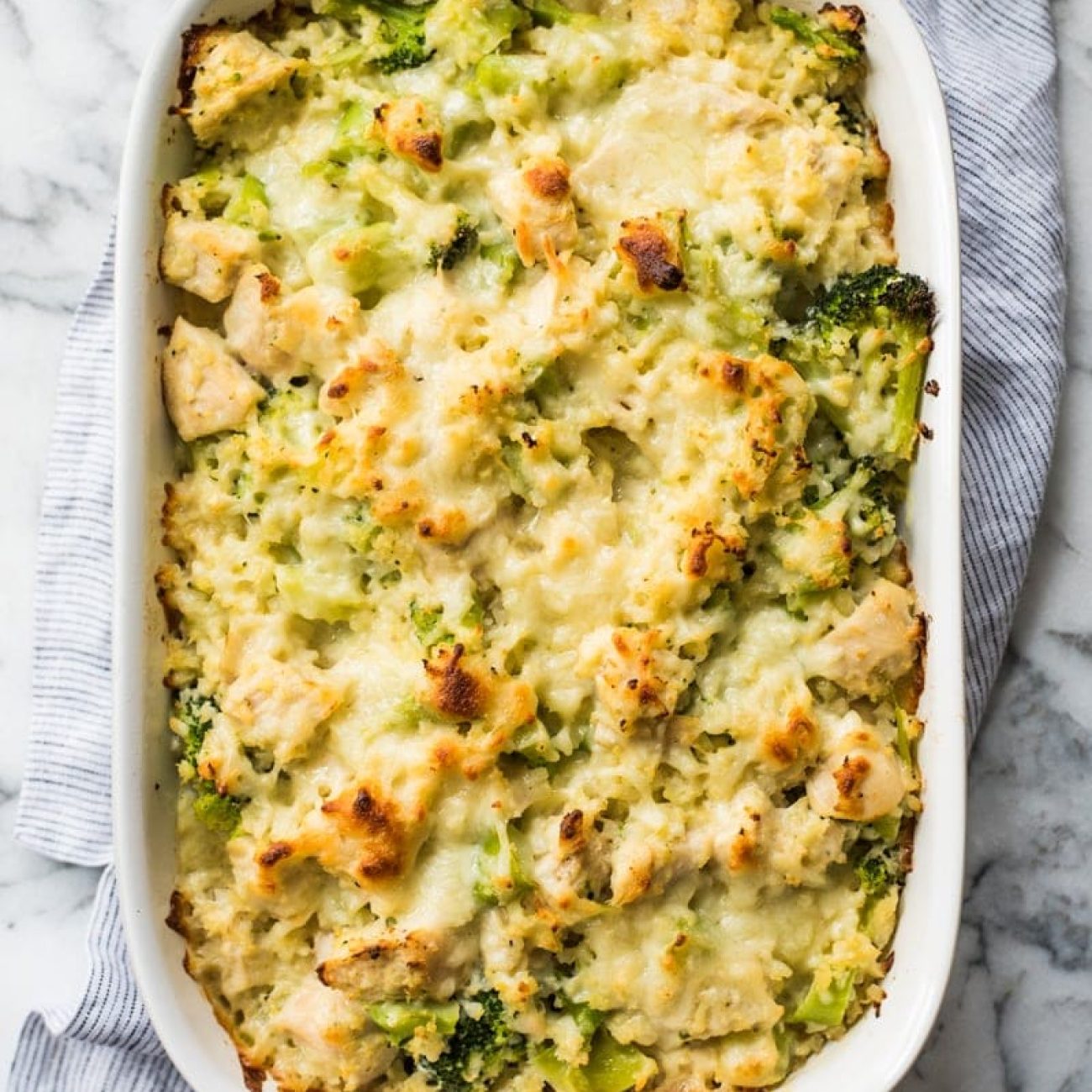 Low-Fat Broccoli, Rice And Cheese