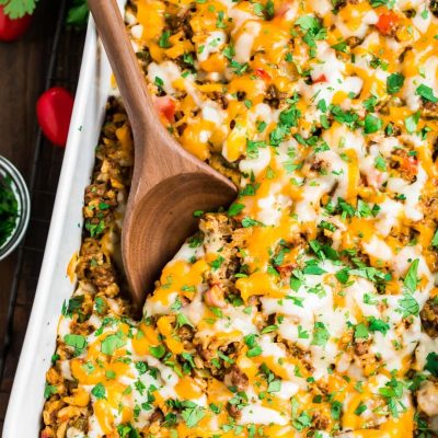 Low Fat Taco Casserole