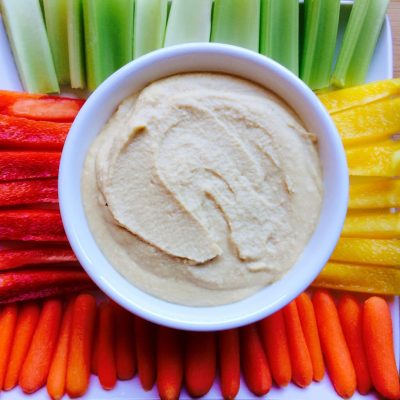 Lower Fat Homemade Hummus