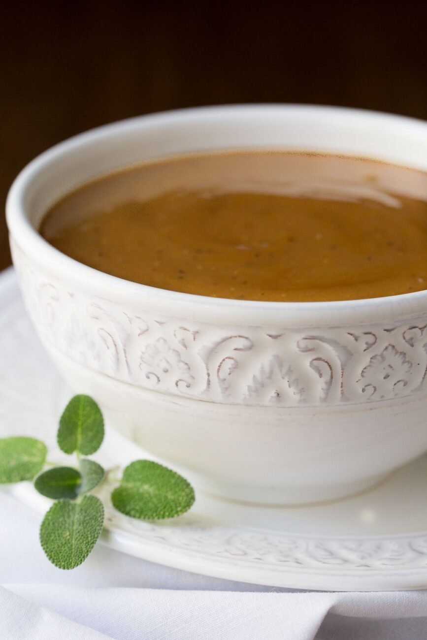 Make-Ahead Delicious Turkey Gravy