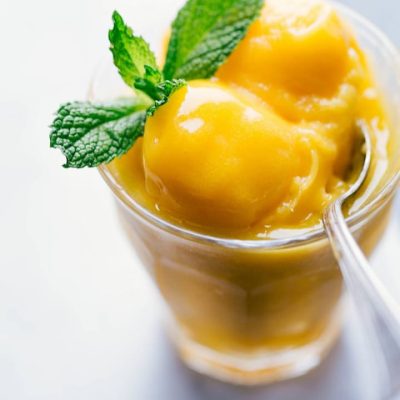 Mango Pineapple Ice Cream ...No Machine Needed