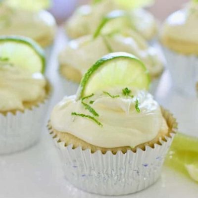 Margarita Cupcakes With Key Lime Icing