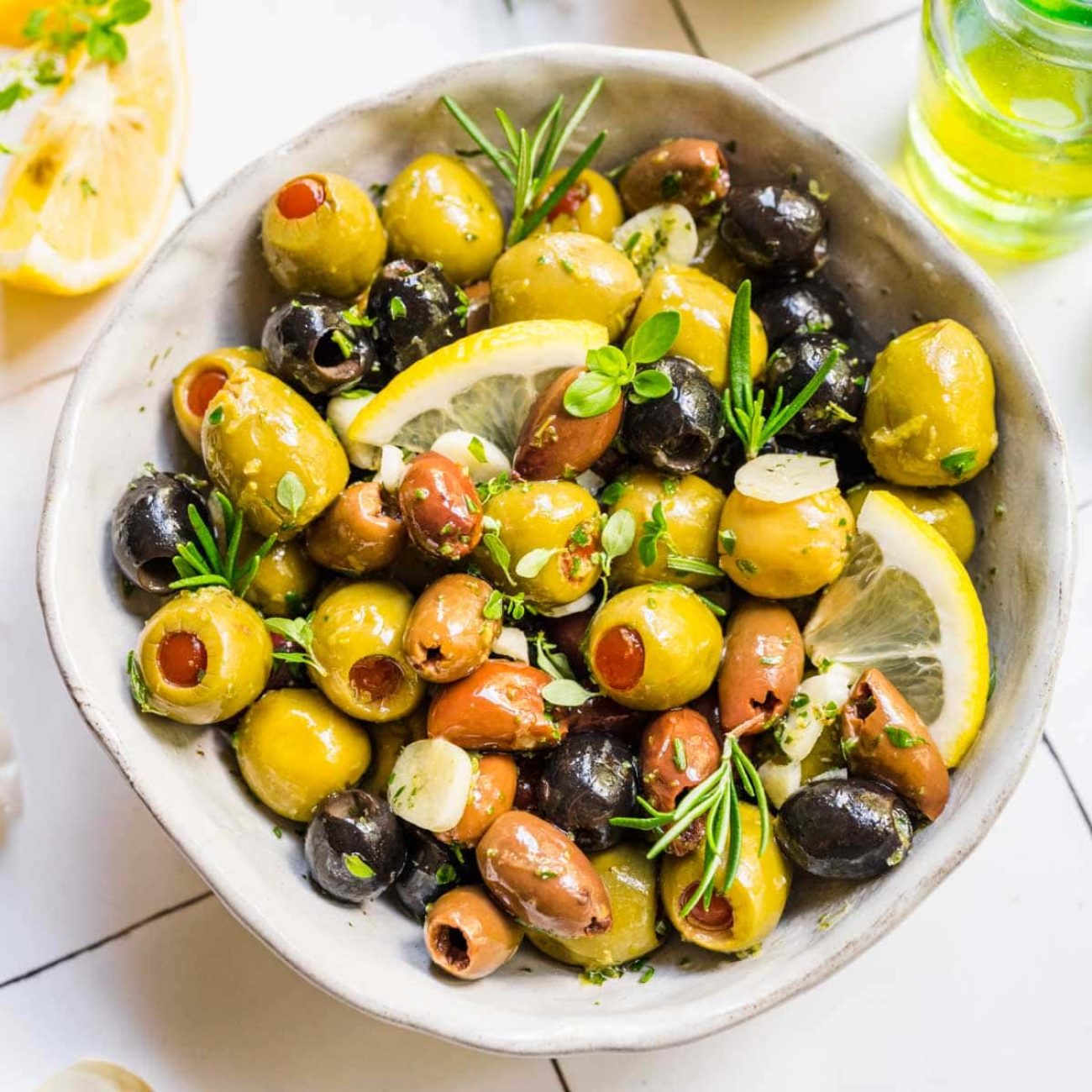 Marinated Green Olives – Chakistes