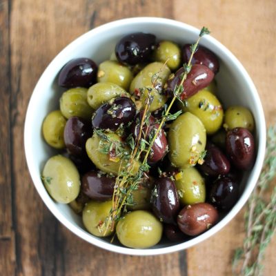 Marinated Green Olives - Chakistes