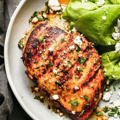 Marinated Grilled Chicken Breast With