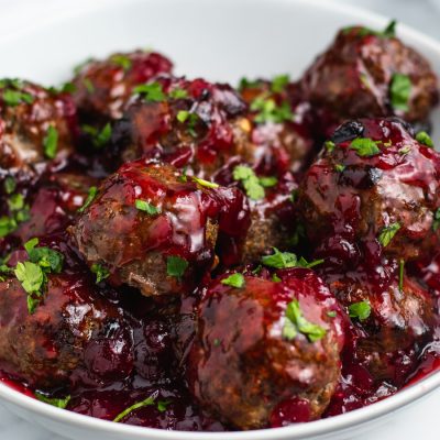 Meatballs With Dried Cranberry