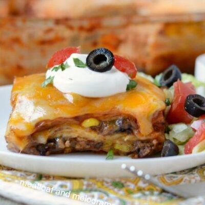 Meatloaf Enchilada Casserole