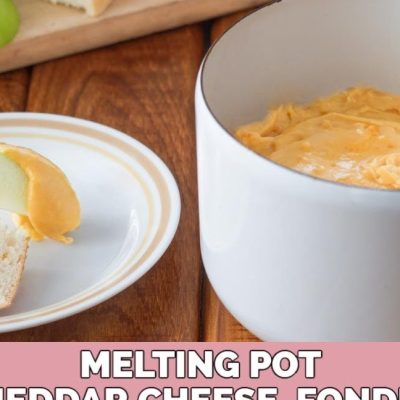 Melting Pot Swiss Cheddar Fondue