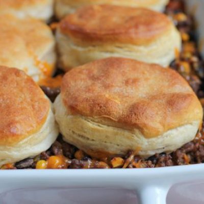 Mexican Fiesta Biscuit Bake