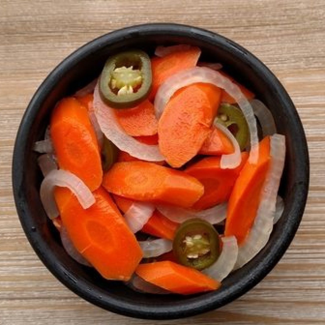 Mexican Style Hot Pickled Carrots