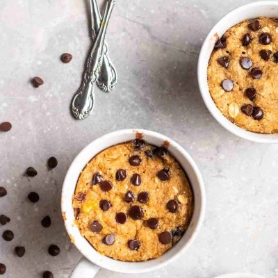 Microwave Chocolate Oatmeal Cake