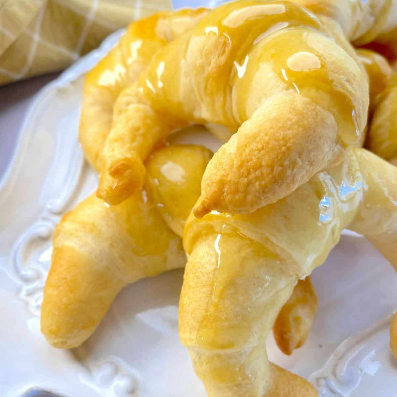 Mini Croissants With Frosting
