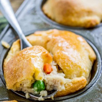 Mini Cupcake Sized Chicken Pot Pies/ Vegetarian