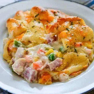 Mini Ham And Pineapple Pot Pies Recipe